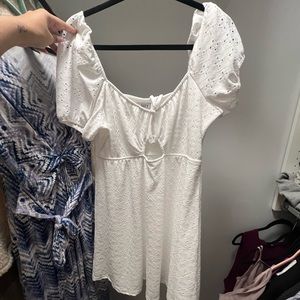 Suzy shier white summer dress